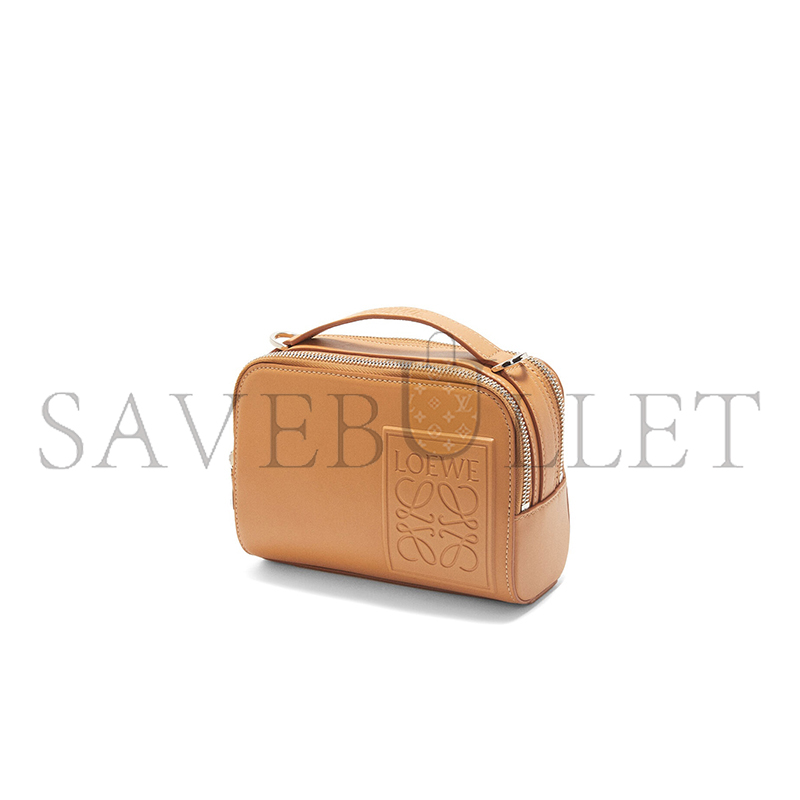 LOEWE MINI CROSSBODY CAMERA BAG IN SATIN CALFSKIN C565R41X05 (18*13*8.5cm)